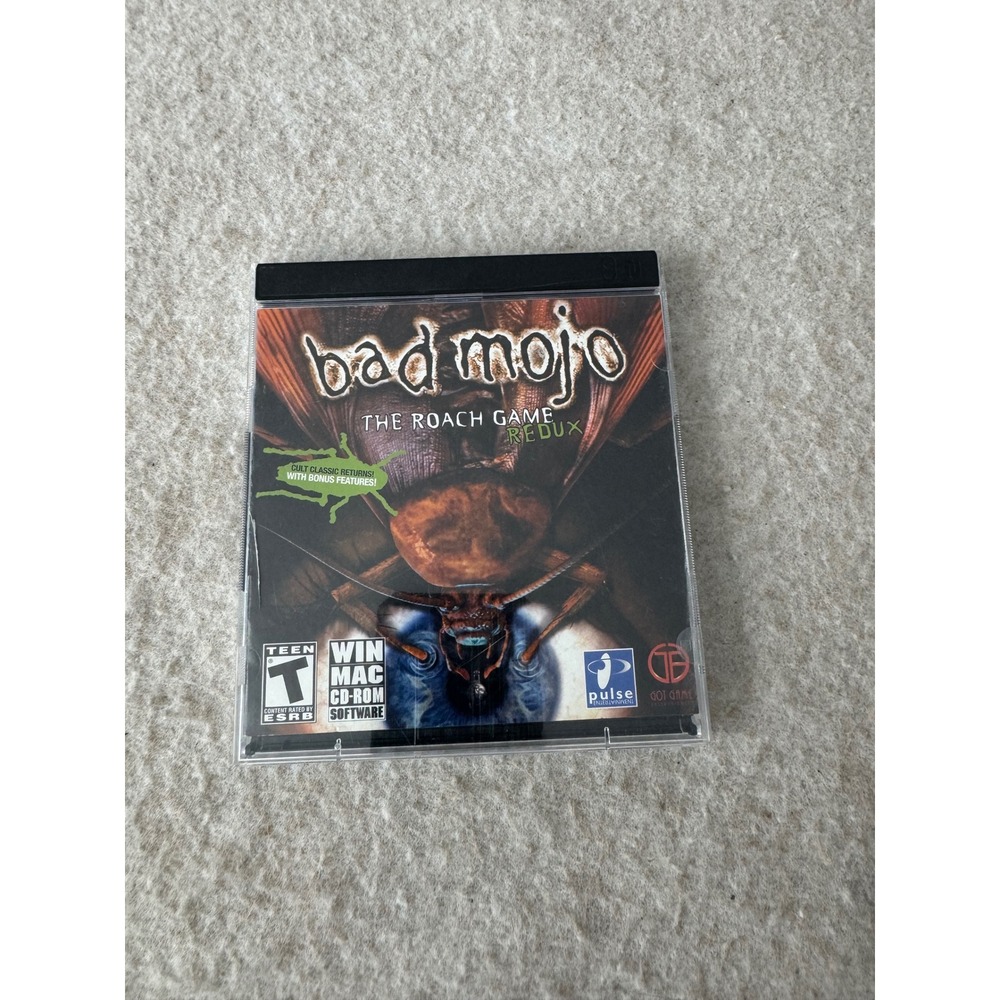 Bad Mojo The Roach Game Redux PC Mac Got Game Entertainment 2 Disc Set 2004